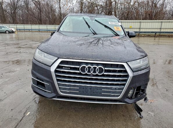 WA1VAAF75JD038454 2018 AUDI Q7 Black Դիմացի տեսք
