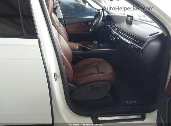 WA1VAAF75KD016438 2019 AUDI Q7 White Սալոնի դիմացի տեսք