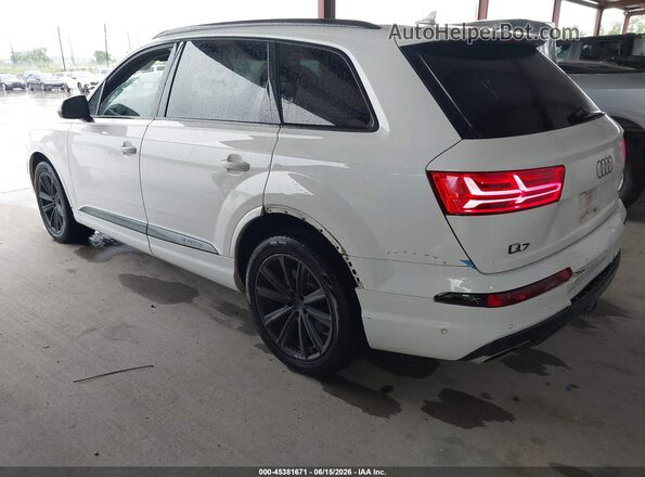 WA1VAAF75KD016438 2019 AUDI Q7 White Հետևի ձախ