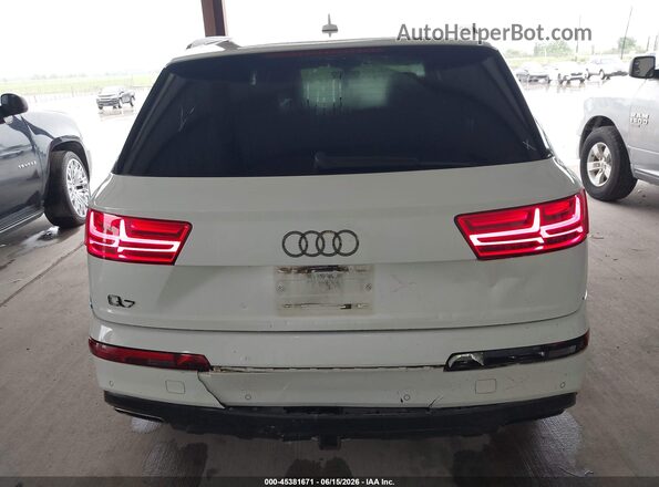 WA1VAAF75KD016438 2019 AUDI Q7 White 