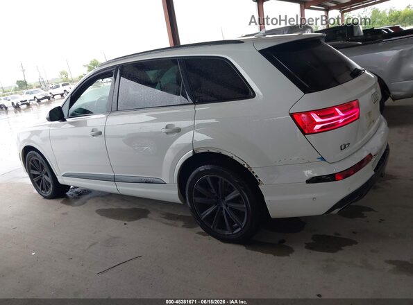 WA1VAAF75KD016438 2019 AUDI Q7 White Սալոնի 360 աստիճան տեսք