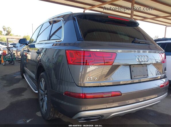 WA1VAAF76JD037846 2018 AUDI Q7 Gray Trasero izquierdo