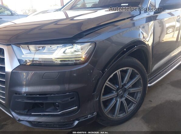 WA1VAAF76JD037846 2018 AUDI Q7 Gray Vista frontal