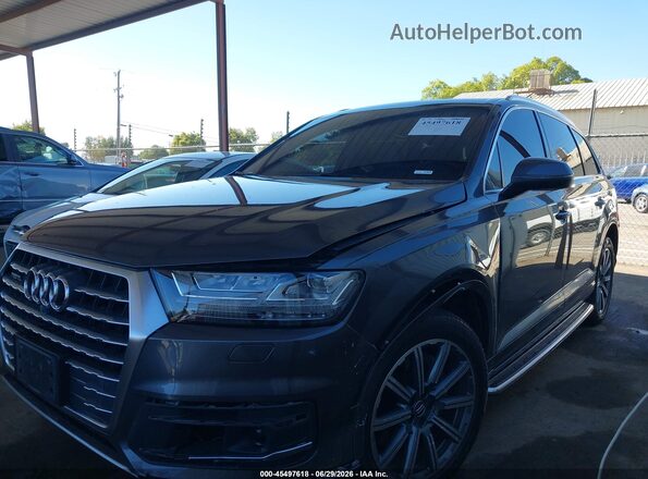 WA1VAAF76JD037846 2018 AUDI Q7 Gray Vista interior de 360 grados