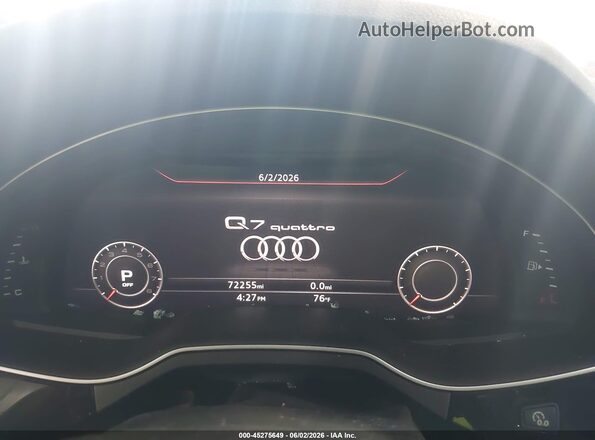 WA1VAAF77JD014818 2018 AUDI Q7 Серый Вид задних сидений