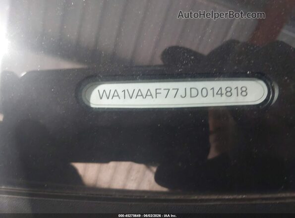 WA1VAAF77JD014818 2018 AUDI Q7 Серый Вид подкапотного пространства