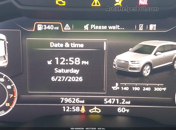 WA1VAAF77JD048239 2018 AUDI Q7 Silver 