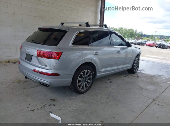WA1VAAF77JD048239 2018 AUDI Q7 Silver Задня права чверть