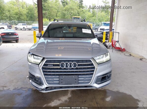 WA1VAAF77JD048239 2018 AUDI Q7 Silver Вид щитка приладів