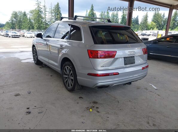 WA1VAAF77JD048239 2018 AUDI Q7 Silver Задня ліва чверть