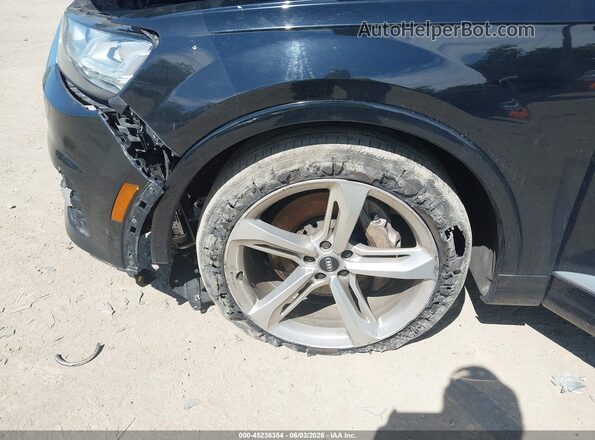 WA1VAAF77KD023455 2019 AUDI Q7 Black უკანა მარჯვენა