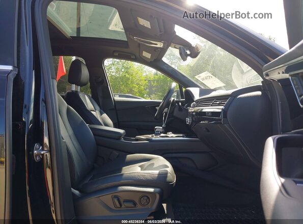 WA1VAAF77KD023455 2019 AUDI Q7 Black უკანა მარცხენა