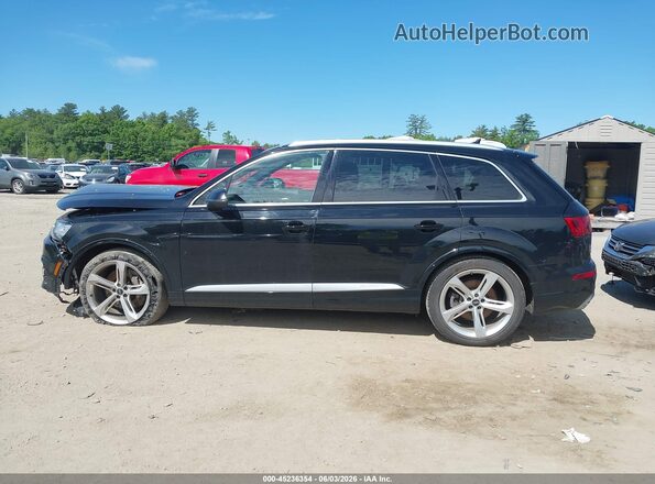 WA1VAAF77KD023455 2019 AUDI Q7 Black უკანა სალონის ხედი