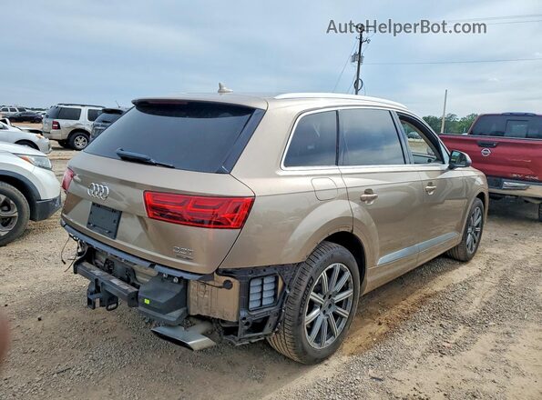 WA1VAAF78JD037542 2018 AUDI Q7 Бежевый Задняя правая четверть