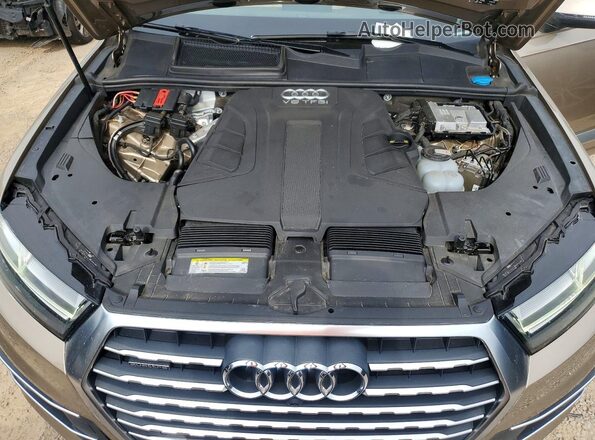 WA1VAAF78JD037542 2018 AUDI Q7 Бежевый Вид задней части салона