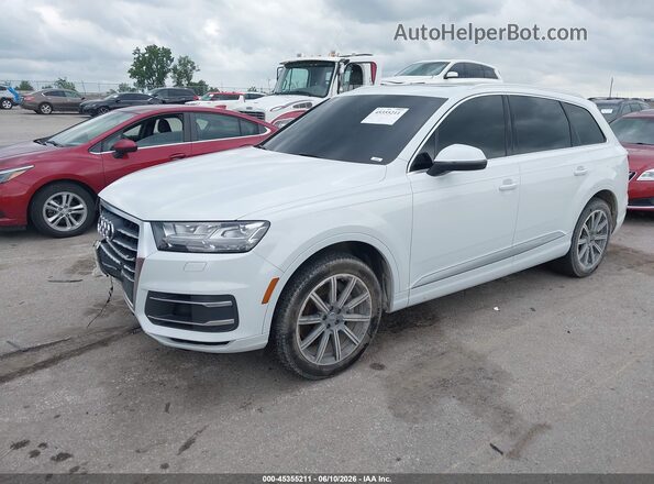 WA1VAAF78JD037878 2018 AUDI Q7 White Przód lewy
