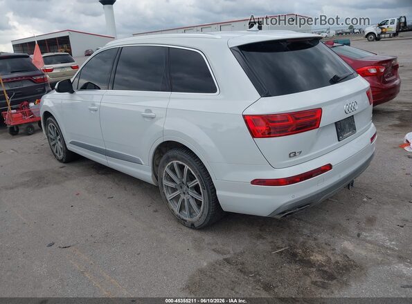 WA1VAAF78JD037878 2018 AUDI Q7 White Tył lewy