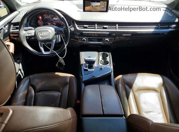 WA1VAAF79HD033316 2017 AUDI Q7 White Вид панелі приладів