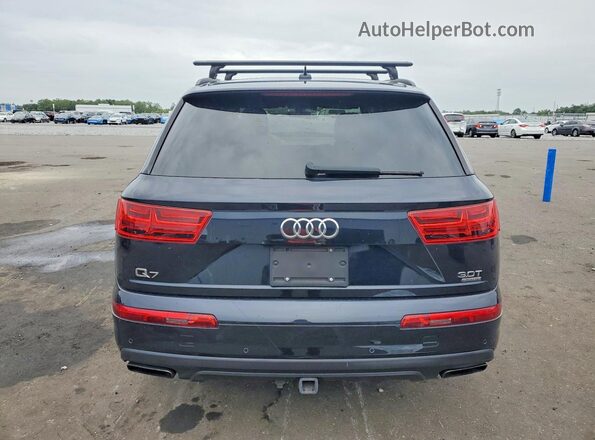 WA1VAAF7XHD035852 2017 AUDI Q7 Black Հետևի տեսք