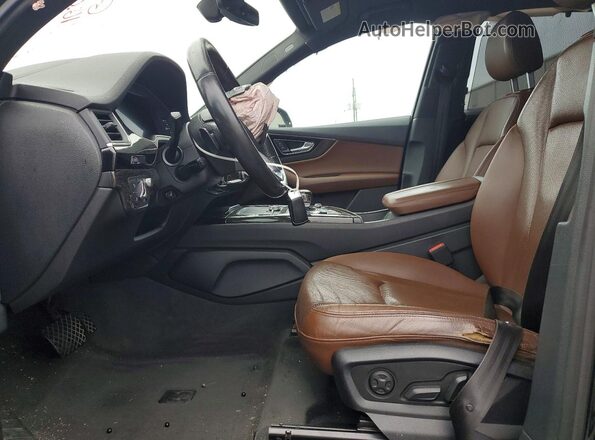 WA1VAAF7XHD035852 2017 AUDI Q7 Black Սալոնի դիմացի տեսք