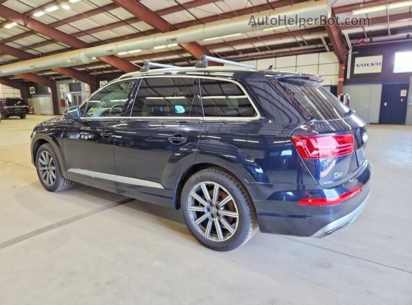 WA1VAAF7XHD036659 2017 AUDI Q7 Blue Rear left