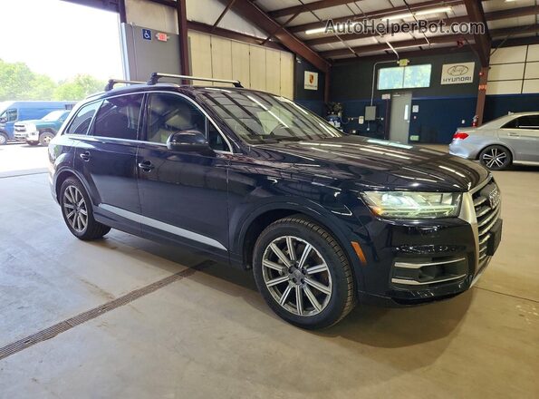 WA1VAAF7XHD036659 2017 AUDI Q7 Blue Front right