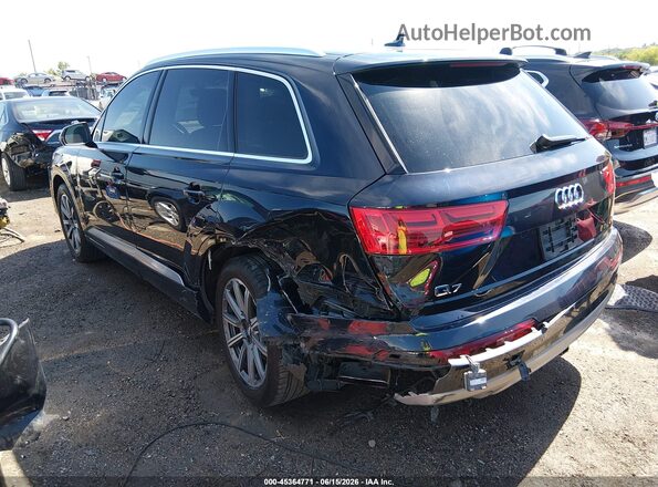 WA1VAAF7XJD008981 2018 AUDI Q7 Blue Задня ліва чверть