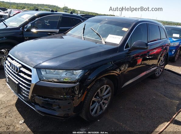 WA1VAAF7XJD008981 2018 AUDI Q7 Blue Передня ліва чверть