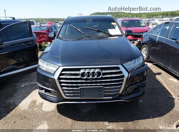 WA1VAAF7XJD008981 2018 AUDI Q7 Blue Вид щитка приладів