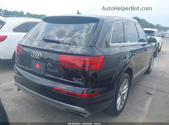 WA1VAAF7XJD025618 2018 AUDI Q7 Black Задня права чверть