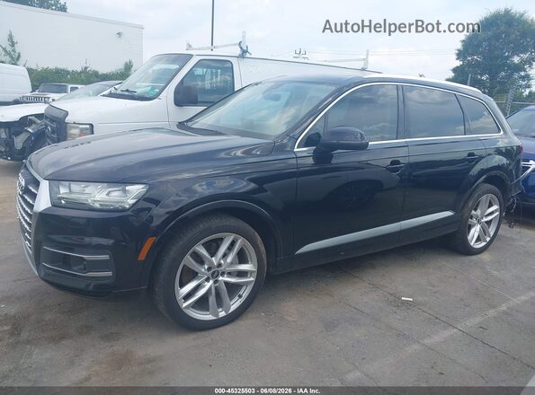 WA1VAAF7XJD025618 2018 AUDI Q7 Black Панорамний вид салону 360°