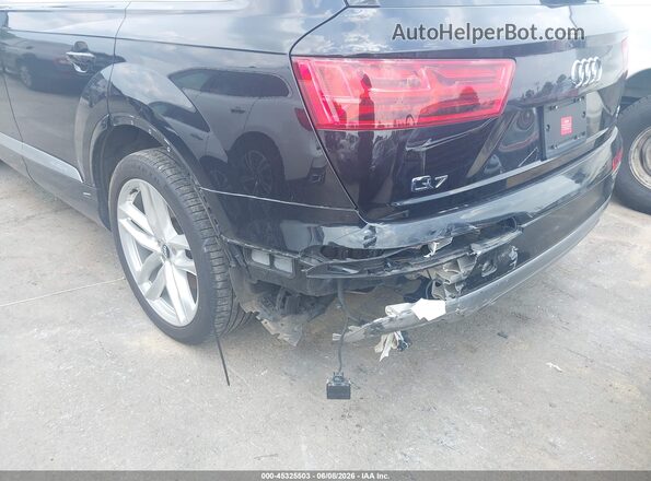WA1VAAF7XJD025618 2018 AUDI Q7 Black Вид спереду