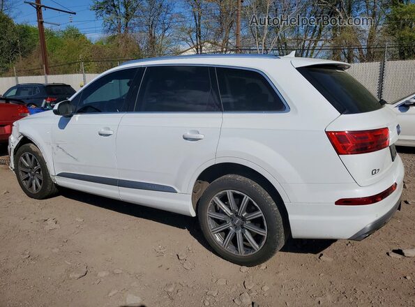 WA1VAAF7XJD027823 2018 AUDI Q7 White უკანა მარცხენა