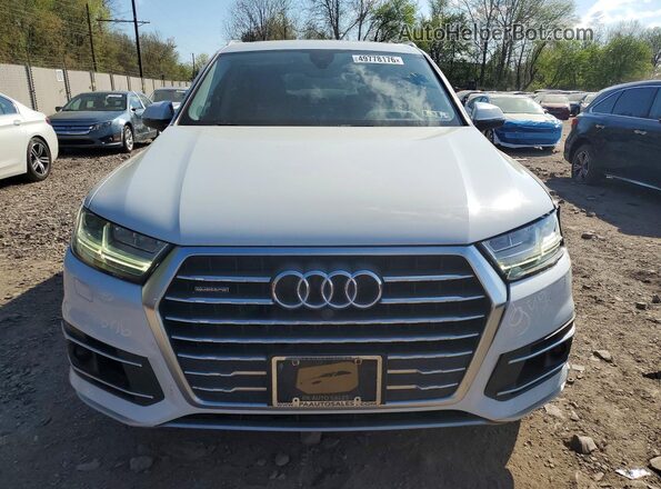 WA1VAAF7XJD027823 2018 AUDI Q7 White წინა ხედი