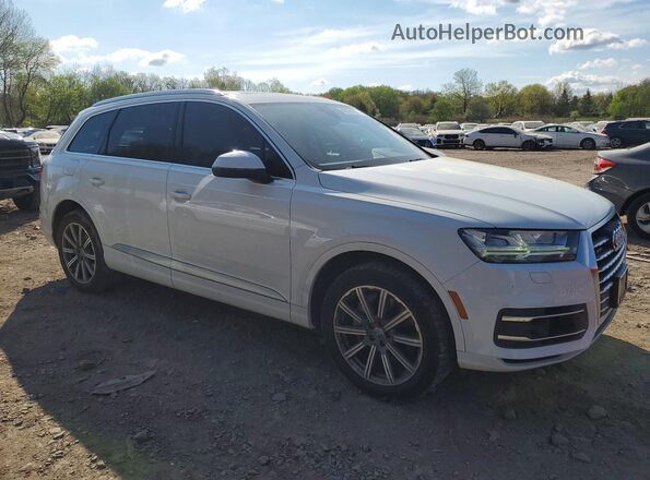 WA1VAAF7XJD027823 2018 AUDI Q7 White წინა მარჯვენა
