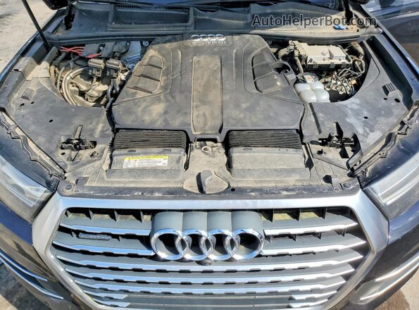 WA1VAAF7XJD041026 2018 AUDI Q7 Black Սալոնի հետևի տեսք
