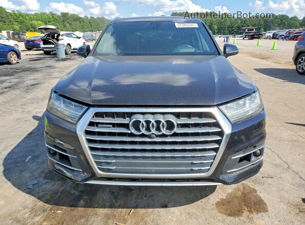 WA1VAAF7XJD041026 2018 AUDI Q7 Black Դիմացի տեսք