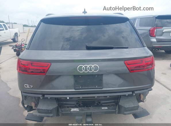 WA1VAAF7XKD015141 2019 AUDI Q7 Gray Front view