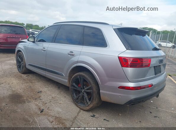 WA1VAAF7XKD049533 2019 AUDI Q7 Silver Задня ліва чверть