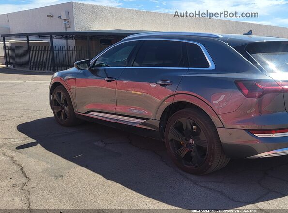 WA1VAAGE1KB007017 2019 AUDI E-TRON Gray Задня ліва чверть