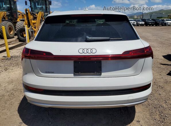 WA1VAAGE2KB022741 2019 AUDI E-TRON White Հետևի տեսք