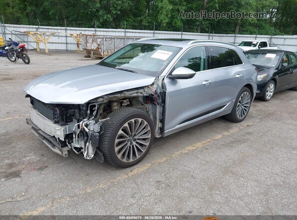 WA1VAAGE6KB024895 2019 AUDI E-TRON Silver Передня ліва чверть