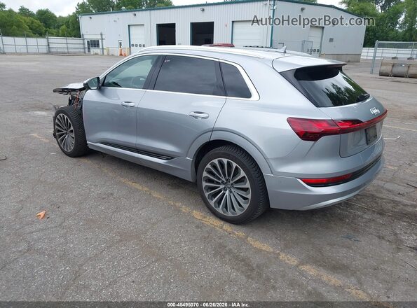 WA1VAAGE6KB024895 2019 AUDI E-TRON Silver Задня ліва чверть