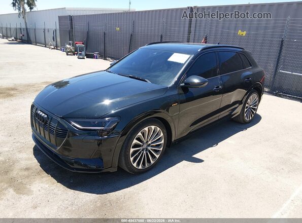 WA1VAAGE7KB021651 2019 AUDI E-TRON Black Առջևի ձախ երեք քառորդ տեսարան