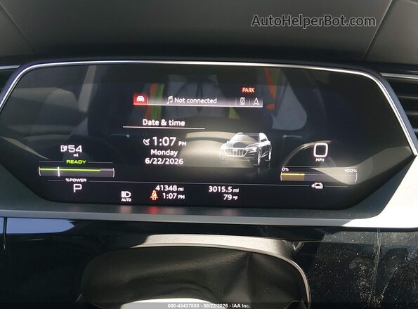 WA1VAAGE7KB021651 2019 AUDI E-TRON Black Հետևի նստատեղերի տեսք
