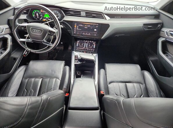 WA1VAAGE8KB009458 2019 AUDI E-TRON Black წინა პანელის ხედი