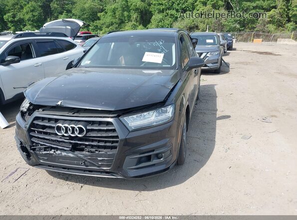 WA1VABF72HD058001 2017 AUDI Q7 Black Առջևի ձախ երեք քառորդ տեսարան