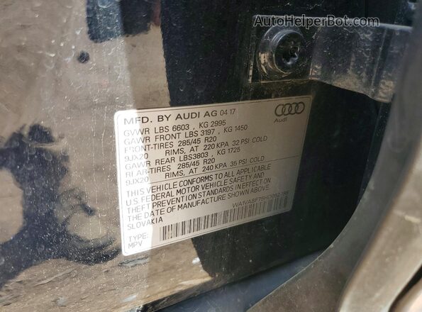 WA1VABF75HD052788 2017 AUDI Q7 Синий 
