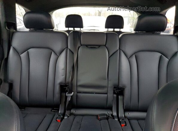 WA1VABF75JD031316 2018 AUDI Q7 Black Հետևի նստատեղերի տեսք