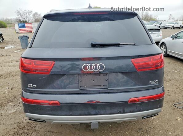 WA1VABF75JD031316 2018 AUDI Q7 Black Հետևի տեսք